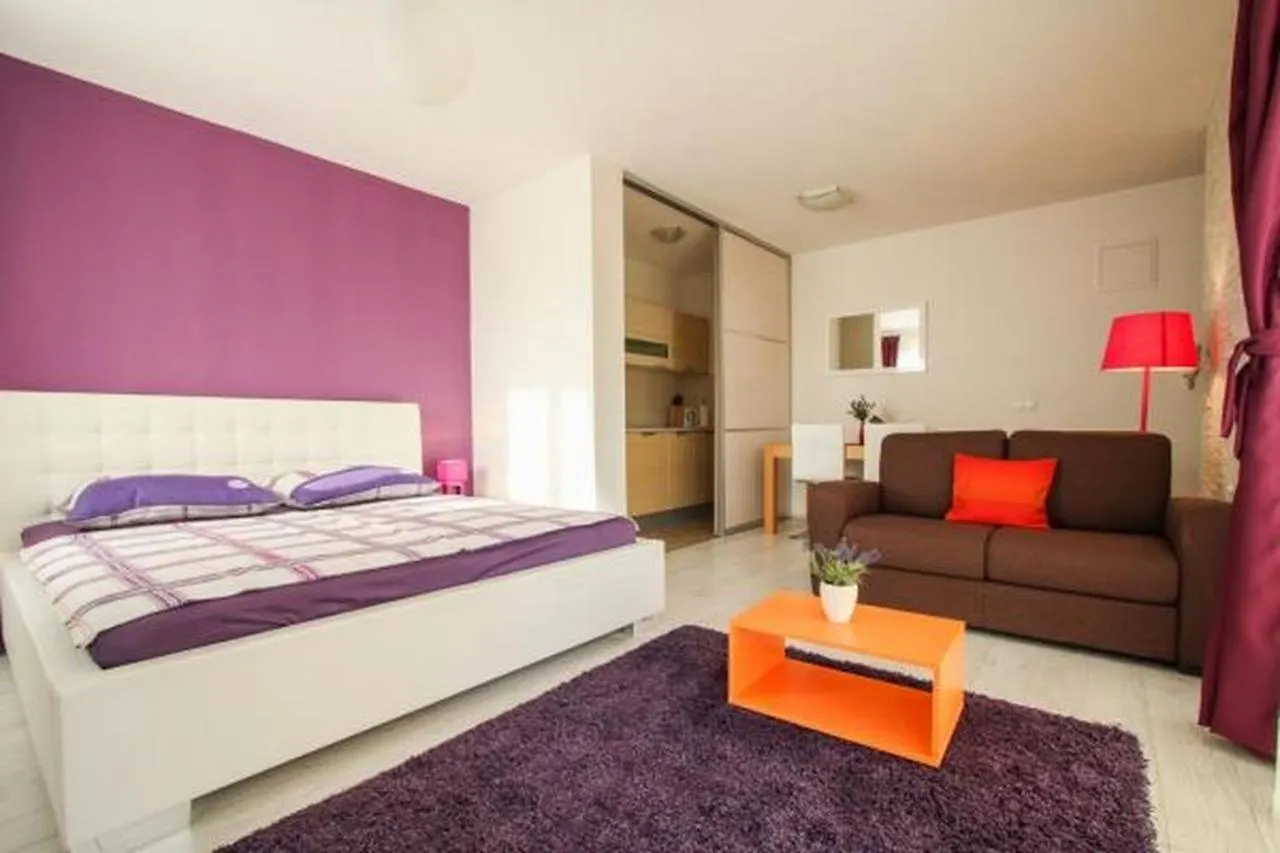 Studio Apartment In Okrug Gornji With Terrace, Air Conditioning, Wifi, Washing Machine 5051-1 Trogir Chorvatsko